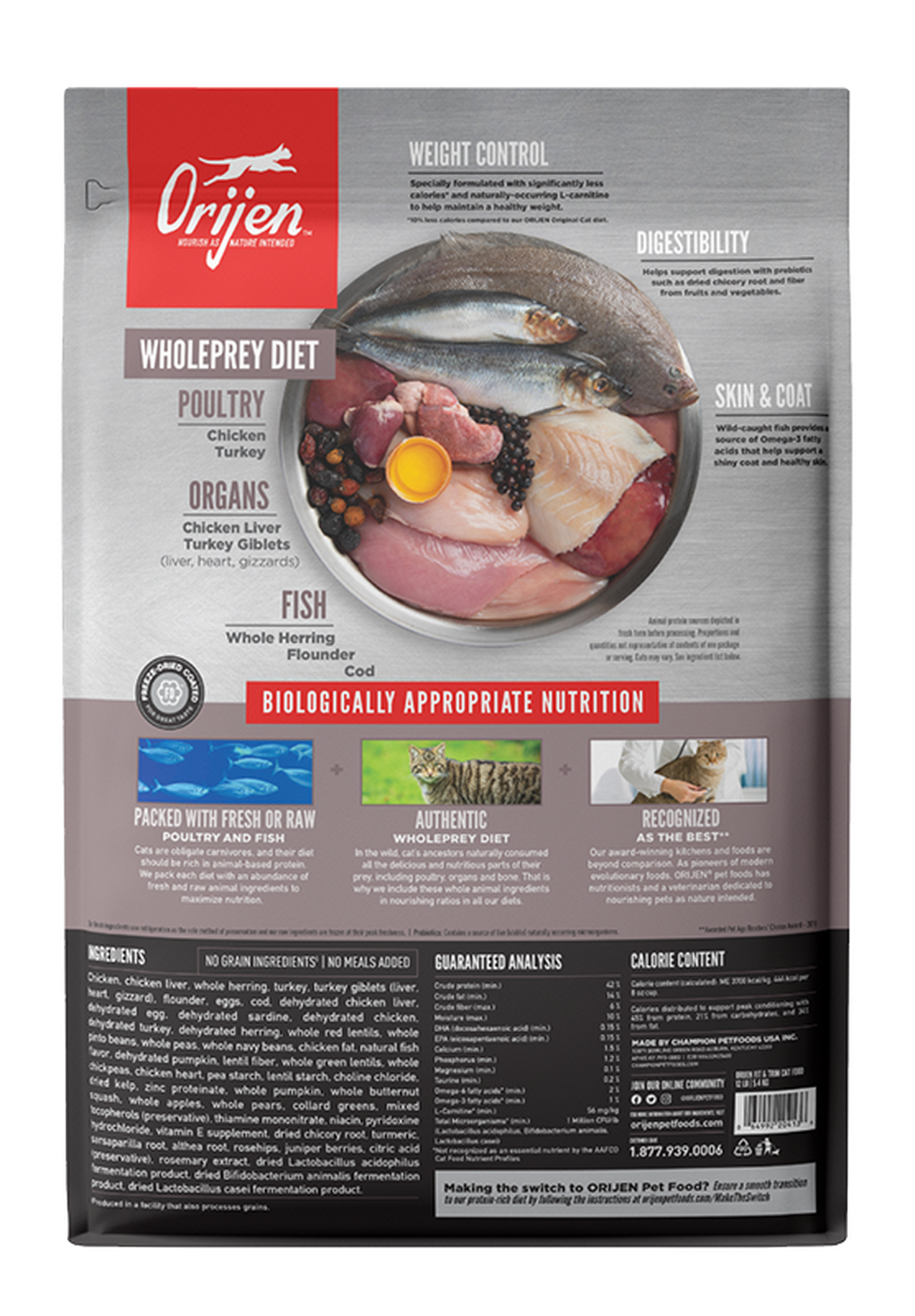 Orijen fit and trim cat food top
